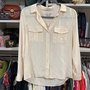 NWT Rails Silk Rhett Blouse XS